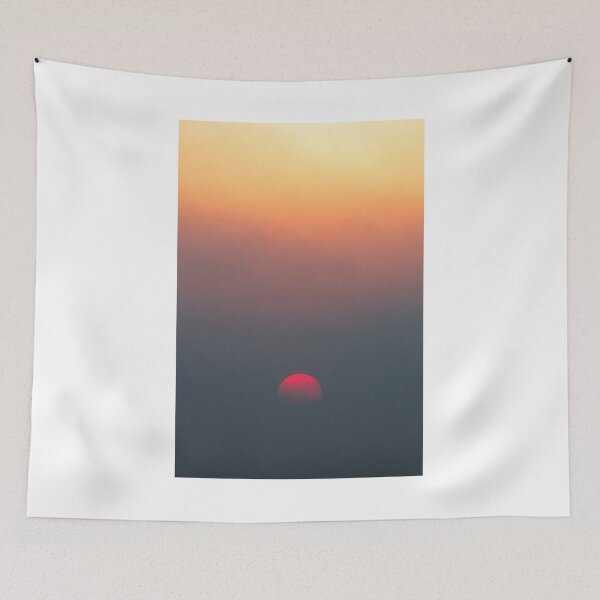 Item preview, Red Sun Yellow Sunset Photographic Print designed and sold by Mother-Nature65.