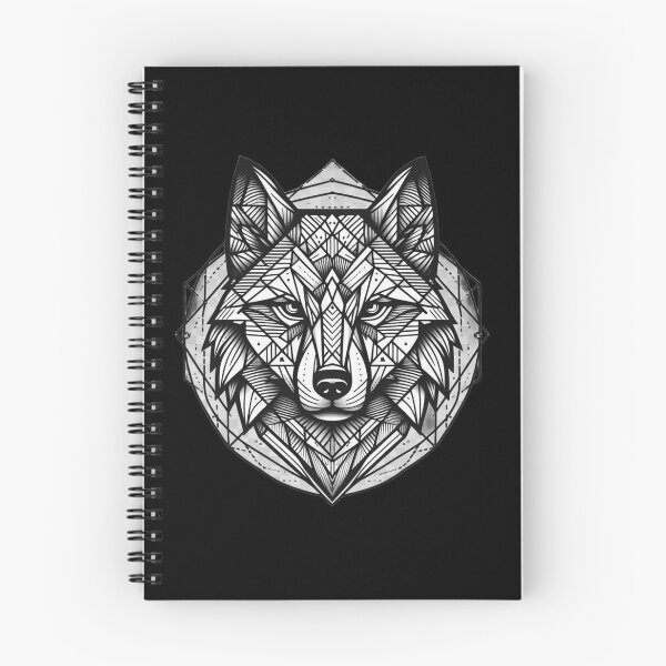 Item preview, Symmetrical Wolf Illustration – Tribal & Modern designed and sold by Dogandesighn.