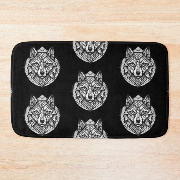 Item preview, Symmetrical Wolf Illustration – Tribal & Modern designed and sold by Dogandesighn.