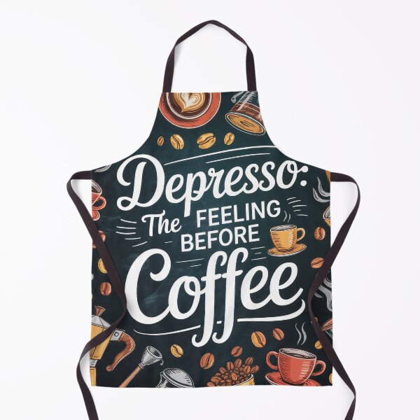 Item preview, Depresso Before Espresso: Coffee Lover’s Moodboard designed and sold by ForeverPrintsOK.