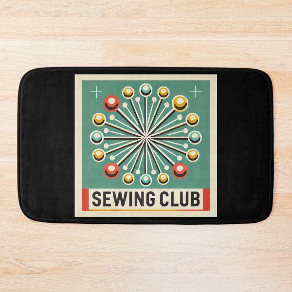 Item preview, Atomic Sewing Flower Poster Sewing Club designed and sold by Galskap.