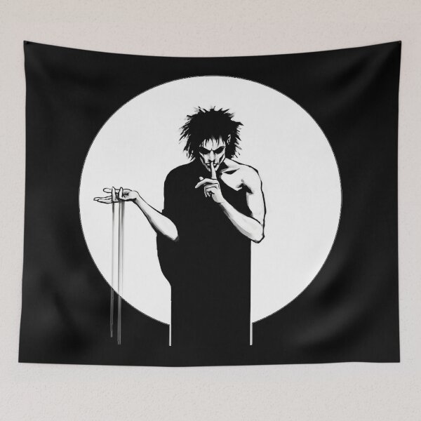 Item preview, The Sandman Dark Silhouette Holding Object designed and sold by StevMarkham.