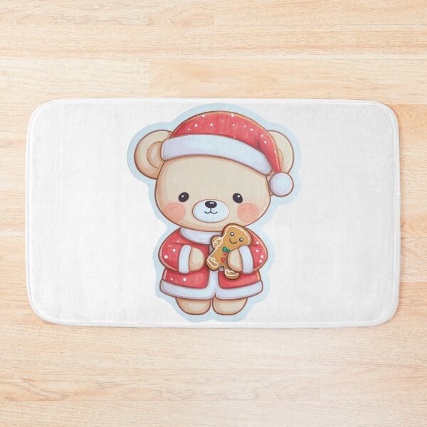 Item preview, Cute Teddy Bear Christmas designed and sold by NicolasGlowArt.