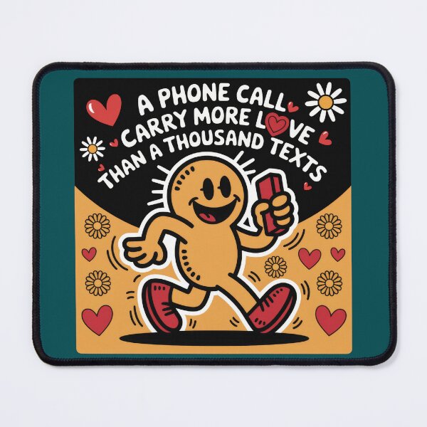Item preview, A Phone Call Holds More Love – Heartwarming Quote designed and sold by TextMood.
