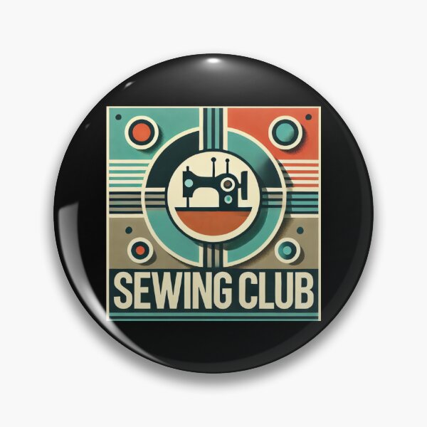 Item preview, Sewing Club Emblem Poster Design designed and sold by Galskap.