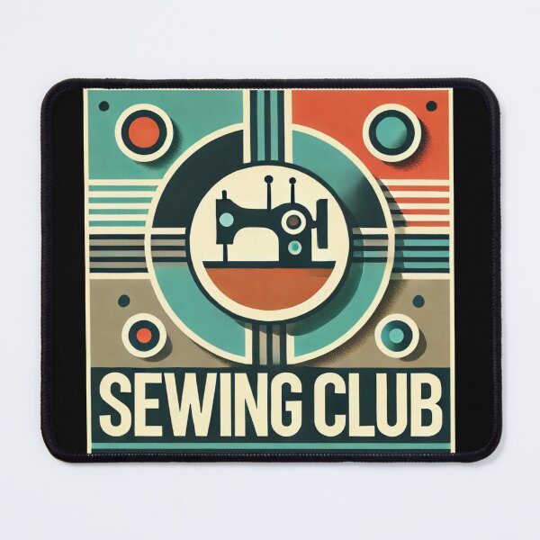 Item preview, Sewing Club Emblem Poster Design designed and sold by Galskap.