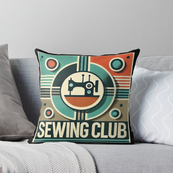 Item preview, Sewing Club Emblem Poster Design designed and sold by Galskap.