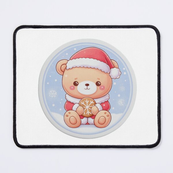 Item preview, Christmas Winter Teddy Bear designed and sold by NicolasGlowArt.