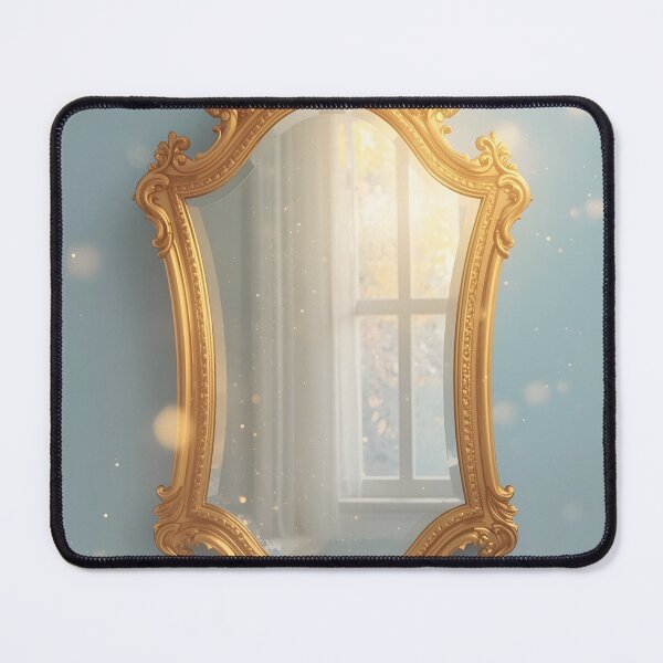 Item preview, Enchanted Mirror – Magical Realism T-Shirt Art designed and sold by Valeree Store.