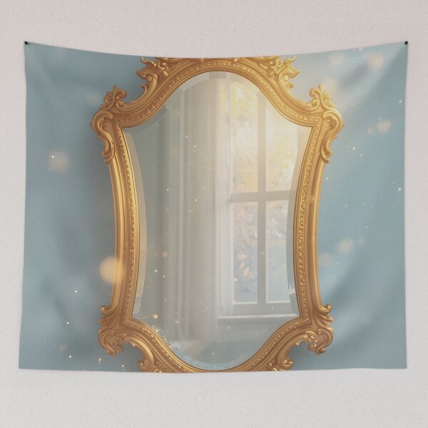 Item preview, Enchanted Mirror – Magical Realism T-Shirt Art designed and sold by Valeree Store.