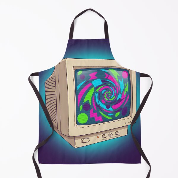 Item preview, CRT Monitor Screen Retro Computer Display 90s Technology Aesthetic designed and sold by GiftsForge.