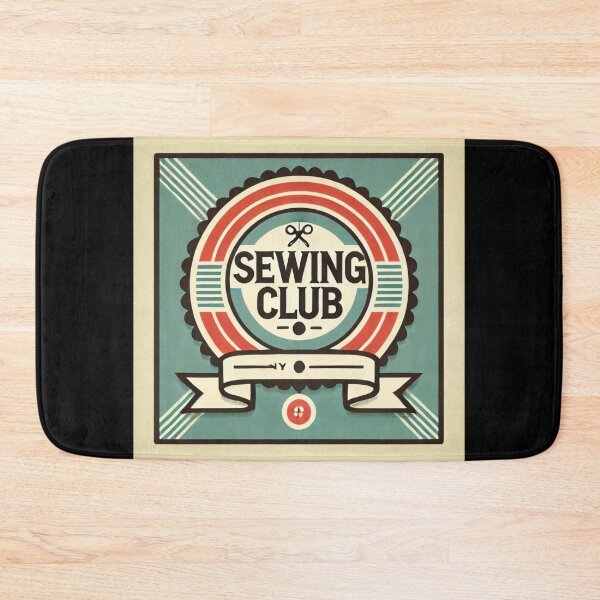 Item preview, Sewing Club Badge Vintage Style Art designed and sold by Galskap.