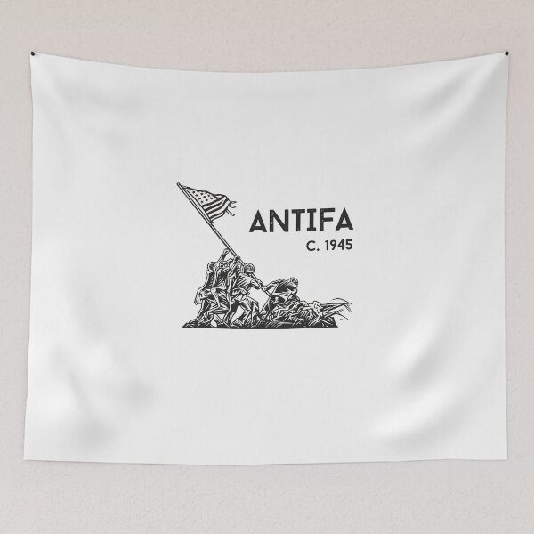 Item preview, 1945 Patriotic Anti-Fascist Liberty Protest Tee designed and sold by BANKACEM.STORE.