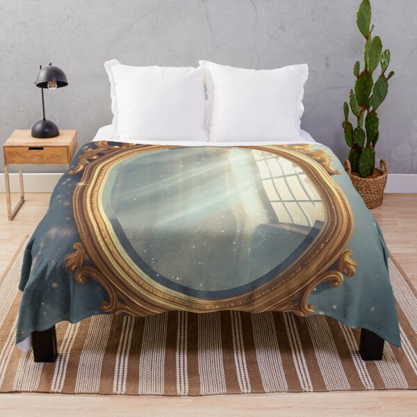 Item preview, Golden Vintage Mirror with Starlight Sparkles designed and sold by Valeree Store.