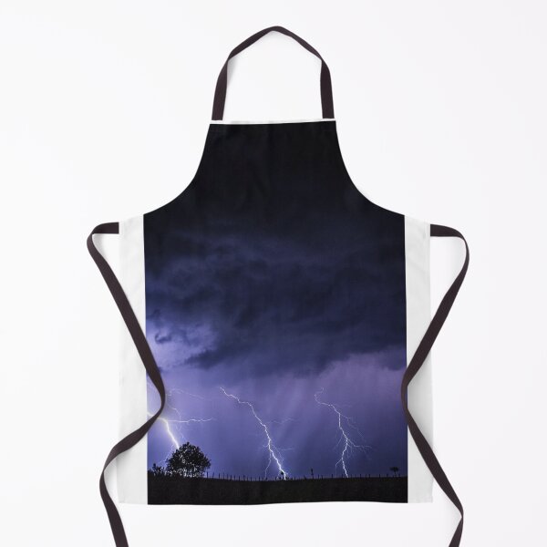 Item preview, Triple Lightning Strike In Blue Sky Photographic Print designed and sold by Mother-Nature65.