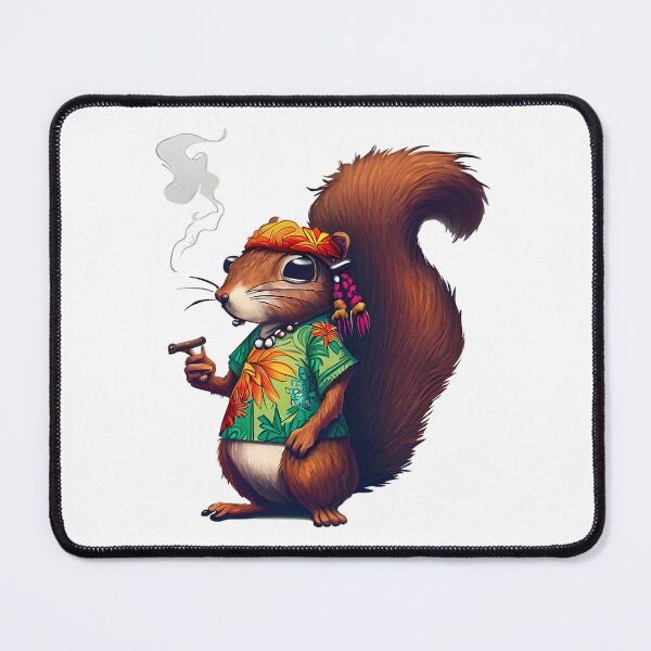 Item preview, 70'S Hippie Squirrel Smoking designed and sold by rolando-hines.