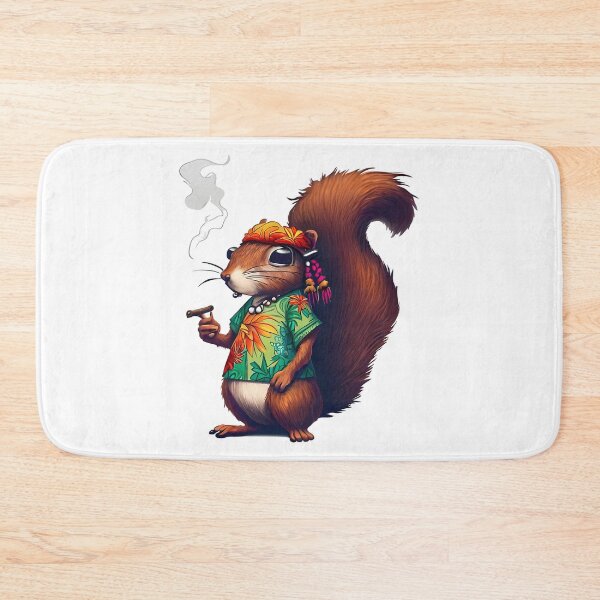 Item preview, 70'S Hippie Squirrel Smoking designed and sold by rolando-hines.