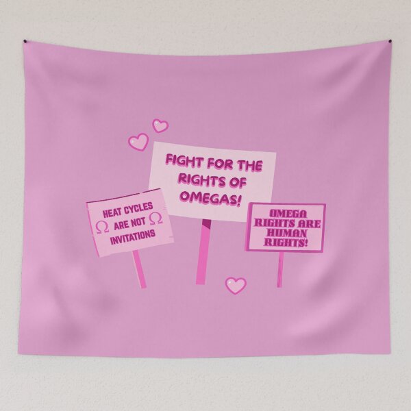 Item preview, Fight for Omega Rights! designed and sold by BLBear Studios.