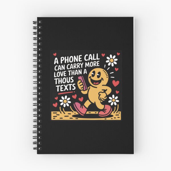 Item preview, A PHONE CALL CAN CARRY MORE LOVE THAN A THOUSAND TEXTS – Heartwarming Quote designed and sold by TextMood.
