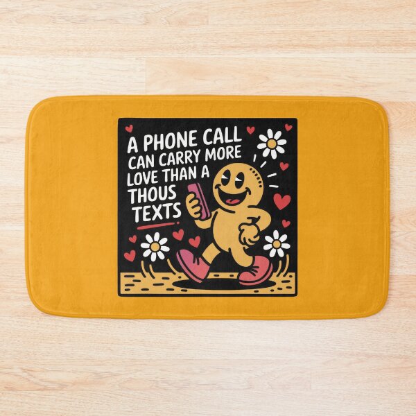 Item preview, A PHONE CALL CAN CARRY MORE LOVE THAN A THOUSAND TEXTS – Heartwarming Quote designed and sold by TextMood.