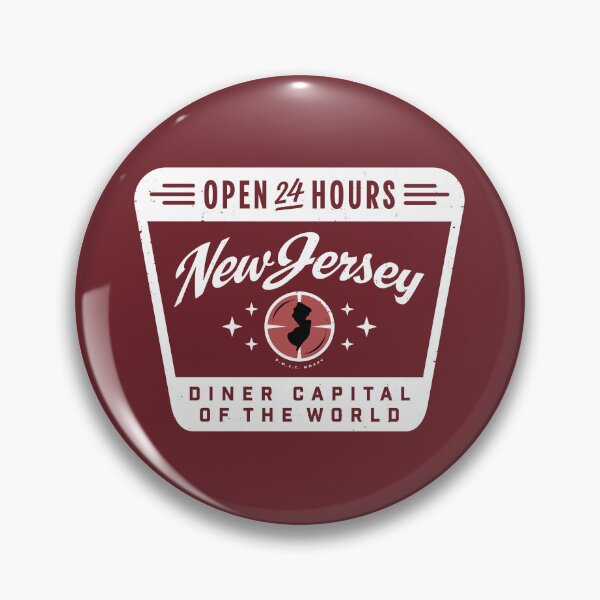 Item preview, Retro New Jersey Diner Capital of the World Distressed designed and sold by deadmansupplyco.