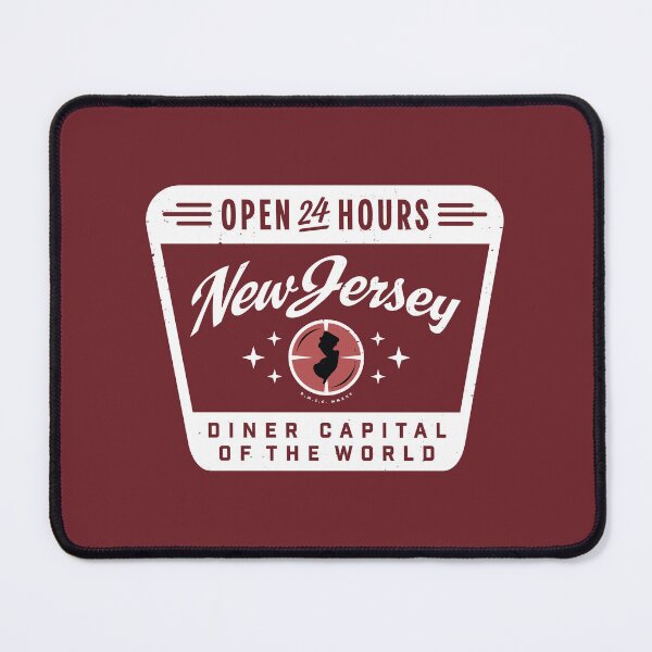 Item preview, Retro New Jersey Diner Capital of the World Distressed designed and sold by deadmansupplyco.