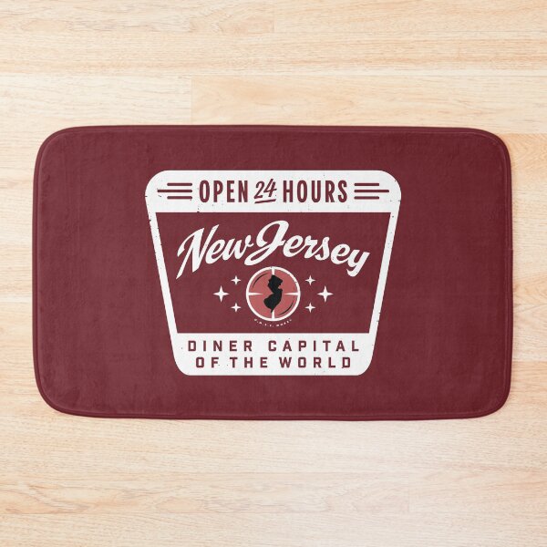 Item preview, Retro New Jersey Diner Capital of the World Distressed designed and sold by deadmansupplyco.