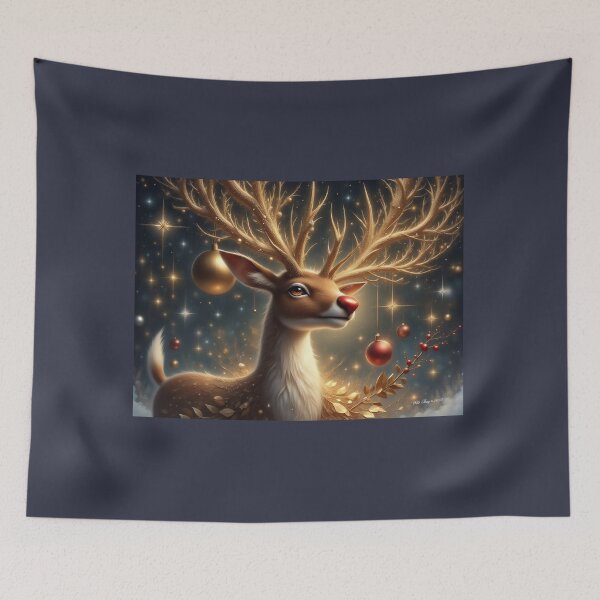 Item preview, Golden Rudolph designed and sold by WildThingPhotos.