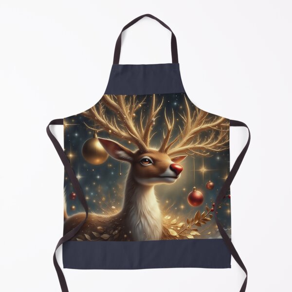 Item preview, Golden Rudolph designed and sold by WildThingPhotos.