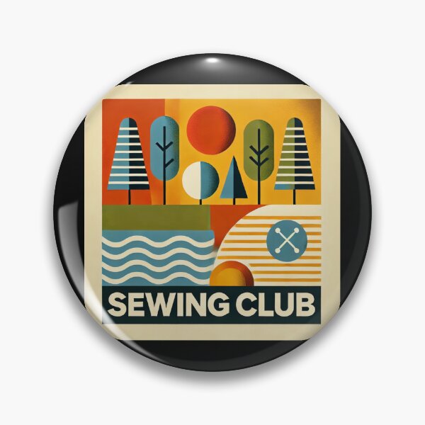 Item preview, Sewing Club Landscape Geometric Design designed and sold by Galskap.