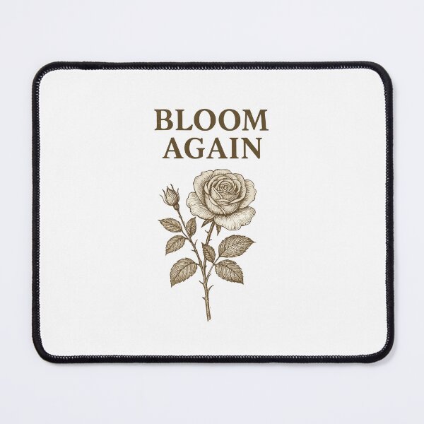 Item preview, Bloom Again – Vintage Botanical Rose Illustration with Natural Ink Linework designed and sold by DaEeX.
