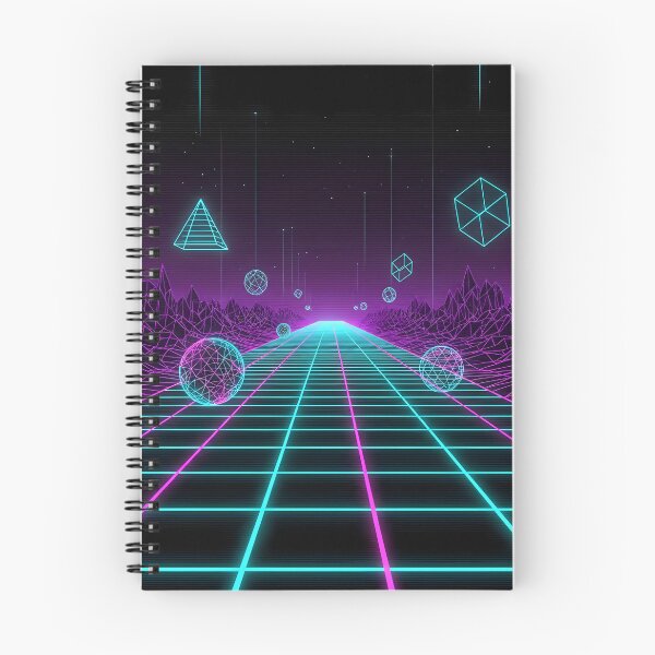 Item preview, Neon Grid Retro Wireframe 80s 90s Tech Cyber Aesthetic Design designed and sold by GiftsForge.