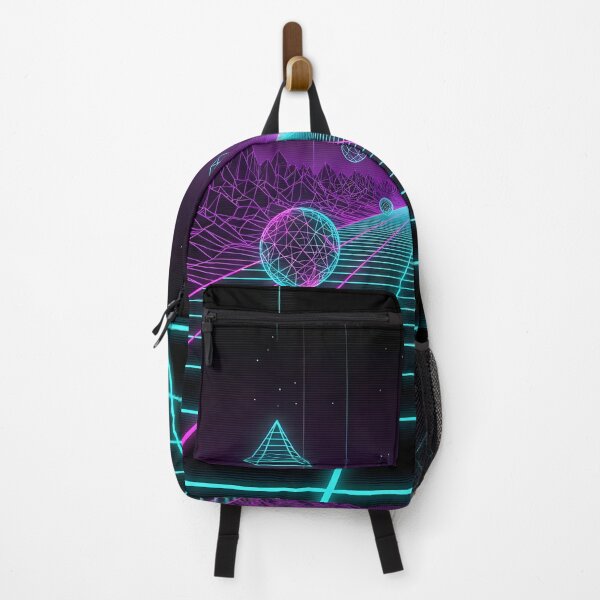 Item preview, Neon Grid Retro Wireframe 80s 90s Tech Cyber Aesthetic Design designed and sold by GiftsForge.