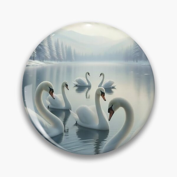 Item preview, Seven Swans a Swimming designed and sold by WildThingPhotos.