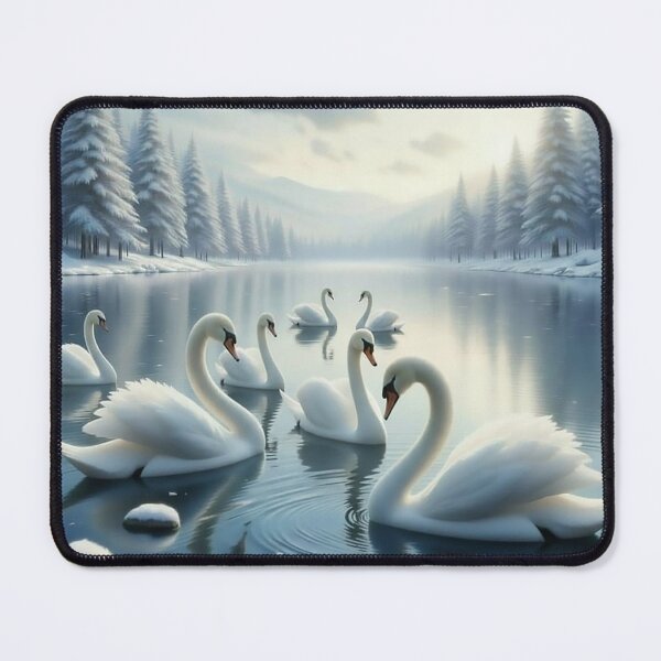 Item preview, Seven Swans a Swimming designed and sold by WildThingPhotos.