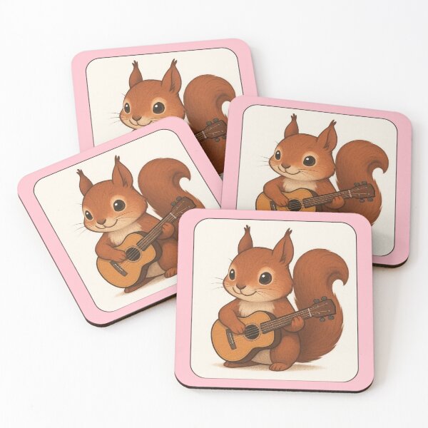 Item preview, Cute Squirrel Guitarist designed and sold by MikeHawkinWorld.