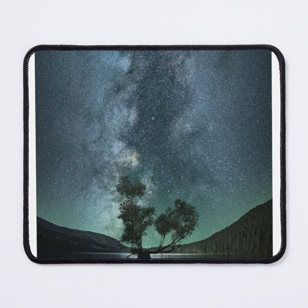Item preview, Starry Night Sky Over Landscape Photographic Print designed and sold by Mother-Nature65.