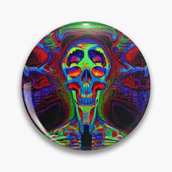 Item preview, Psychadelic skeletons, 1970s designed and sold by vdojunk.