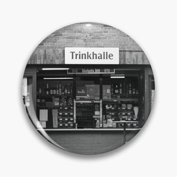 Item preview, Classic kiosk in the Ruhr area, Oberhausen, black and white designed and sold by Ruhrpott2024.