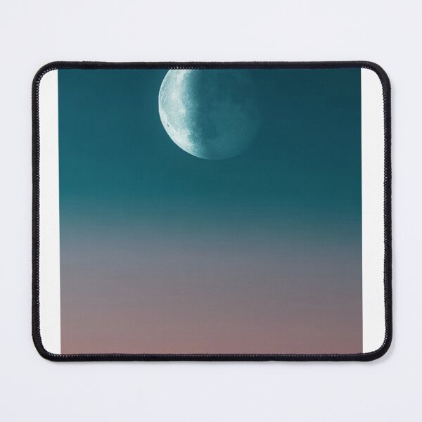 Item preview, Red Haze Blue Moon Sky Photographic Print designed and sold by Mother-Nature65.