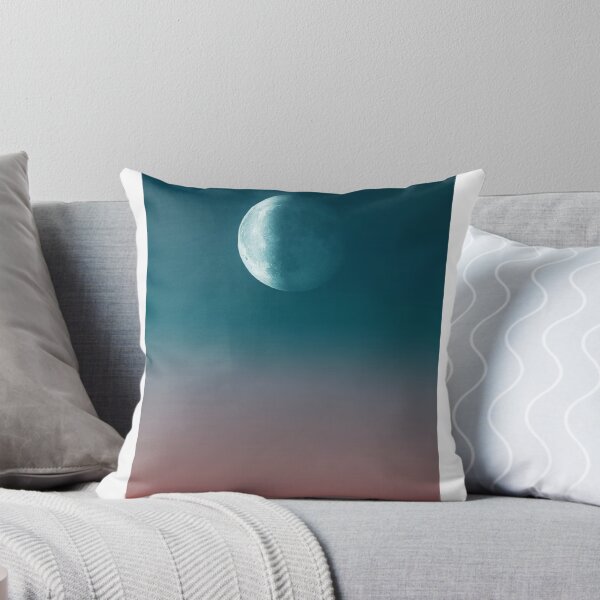 Item preview, Red Haze Blue Moon Sky Photographic Print designed and sold by Mother-Nature65.