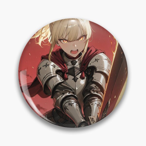 Item preview, Anime Knight with Flaming Sword designed and sold by vdojunk.