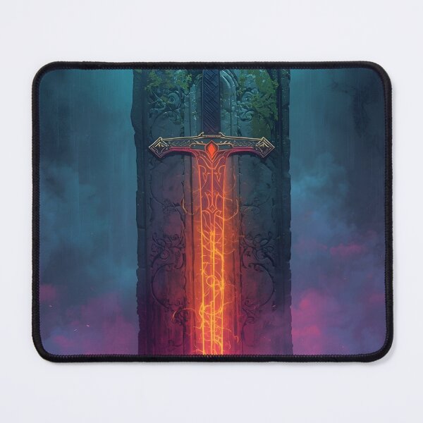 Item preview, Sword of Legends – Glowing Blade in Ancient Stone designed and sold by Valeree Store.