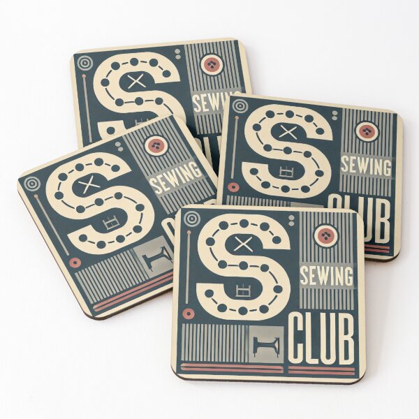 Item preview, Sewing Club Badge Member Poster designed and sold by Galskap.