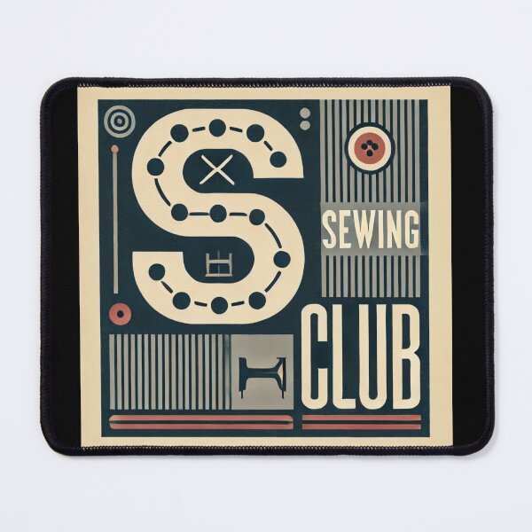 Item preview, Sewing Club Badge Member Poster designed and sold by Galskap.