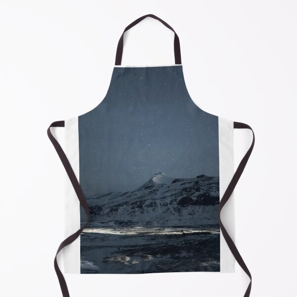 Item preview, Mountain Scene Night Sky Photographic Print designed and sold by Mother-Nature65.