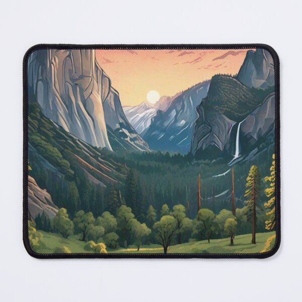 Item preview, Vintage Yosemite Poster | Retro National Park Art designed and sold by Esterlane.