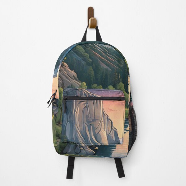 Item preview, Vintage Yosemite Poster | Retro National Park Art designed and sold by Esterlane.