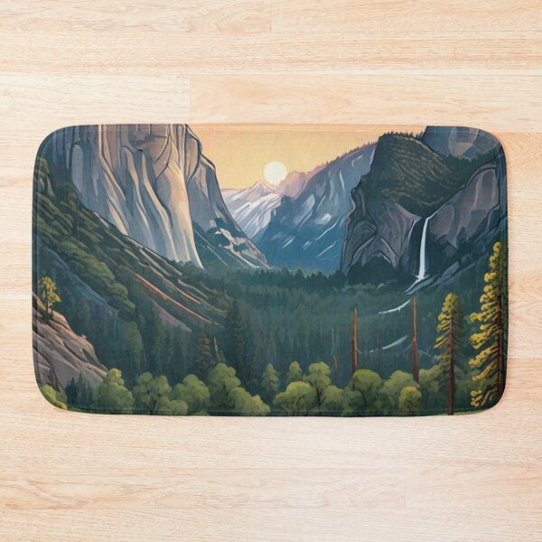 Item preview, Vintage Yosemite Poster | Retro National Park Art designed and sold by Esterlane.