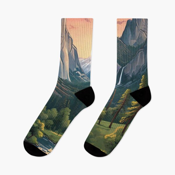 Item preview, Vintage Yosemite Poster | Retro National Park Art designed and sold by Esterlane.